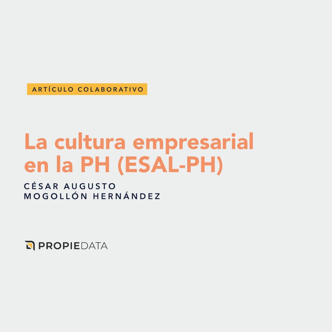 La cultura empresarial en la Propiedad Horizontal (ESAL-PH).