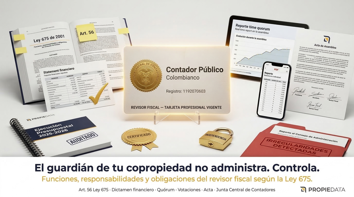 Revisor fiscal en propiedad horizontal: Funciones y responsabilidades