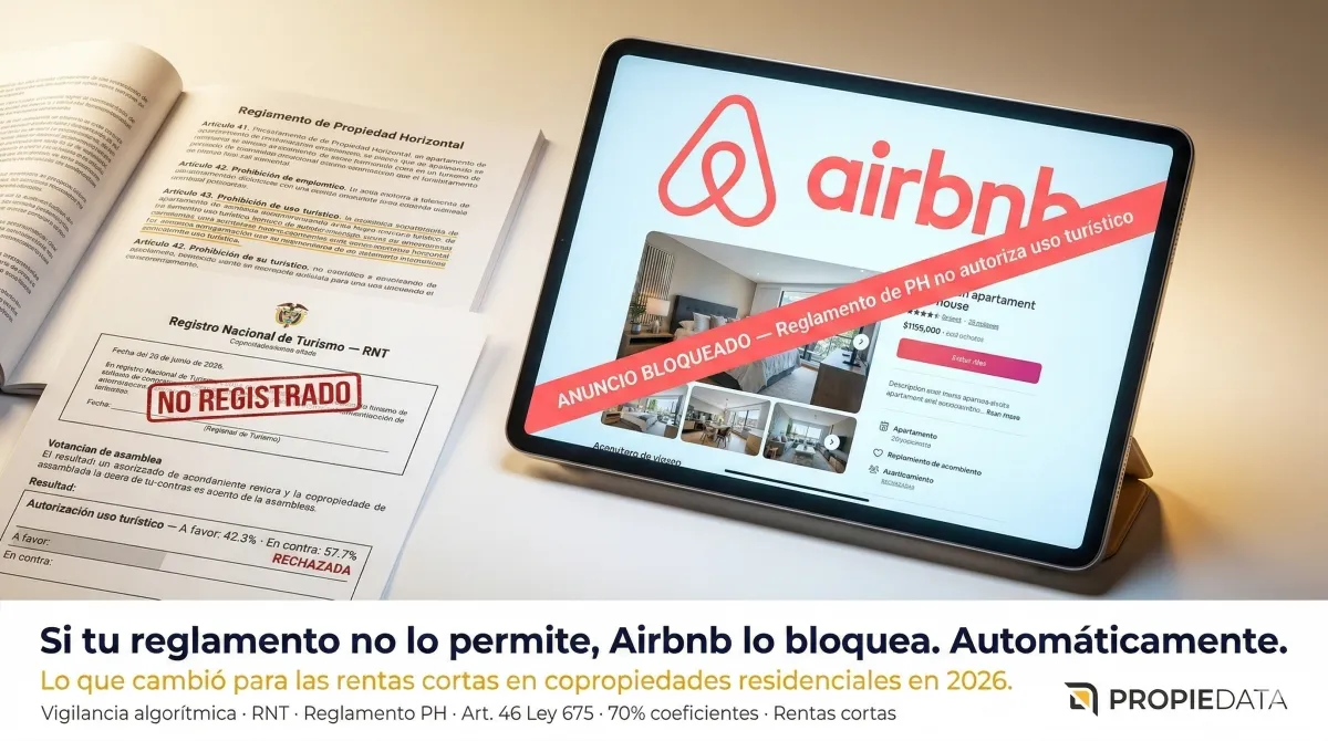 Airbnb en copropiedades residenciales: Lo que cambió en 2026 y qué debes saber