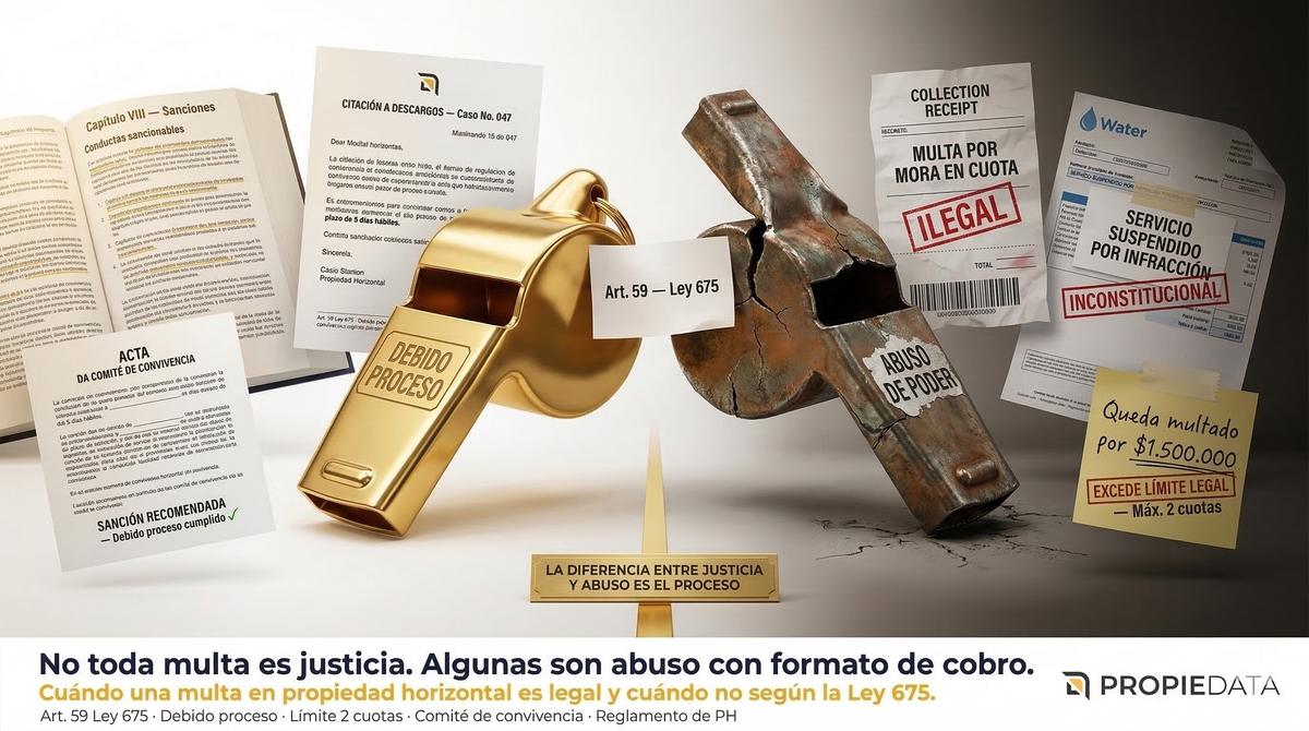 Multas en propiedad horizontal: Cuándo son legales y cuándo no