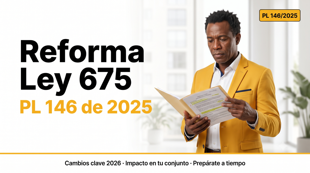 Proyecto de reforma Ley 675 (PL 146 de 2025): lo clave para administradores