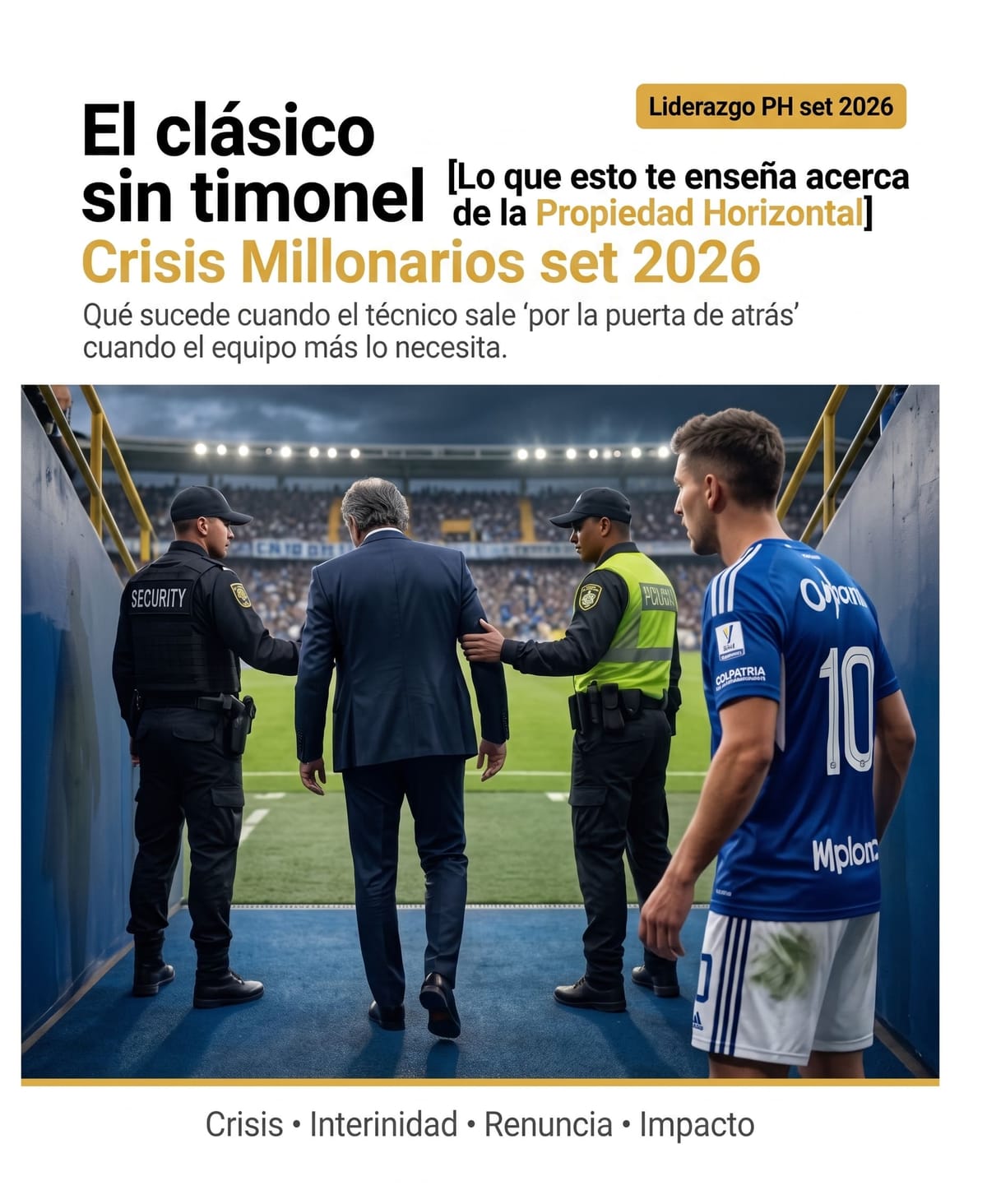 Lo que Millonarios le puede enseñar a su copropiedad (sin que nadie tenga que gritar gol)