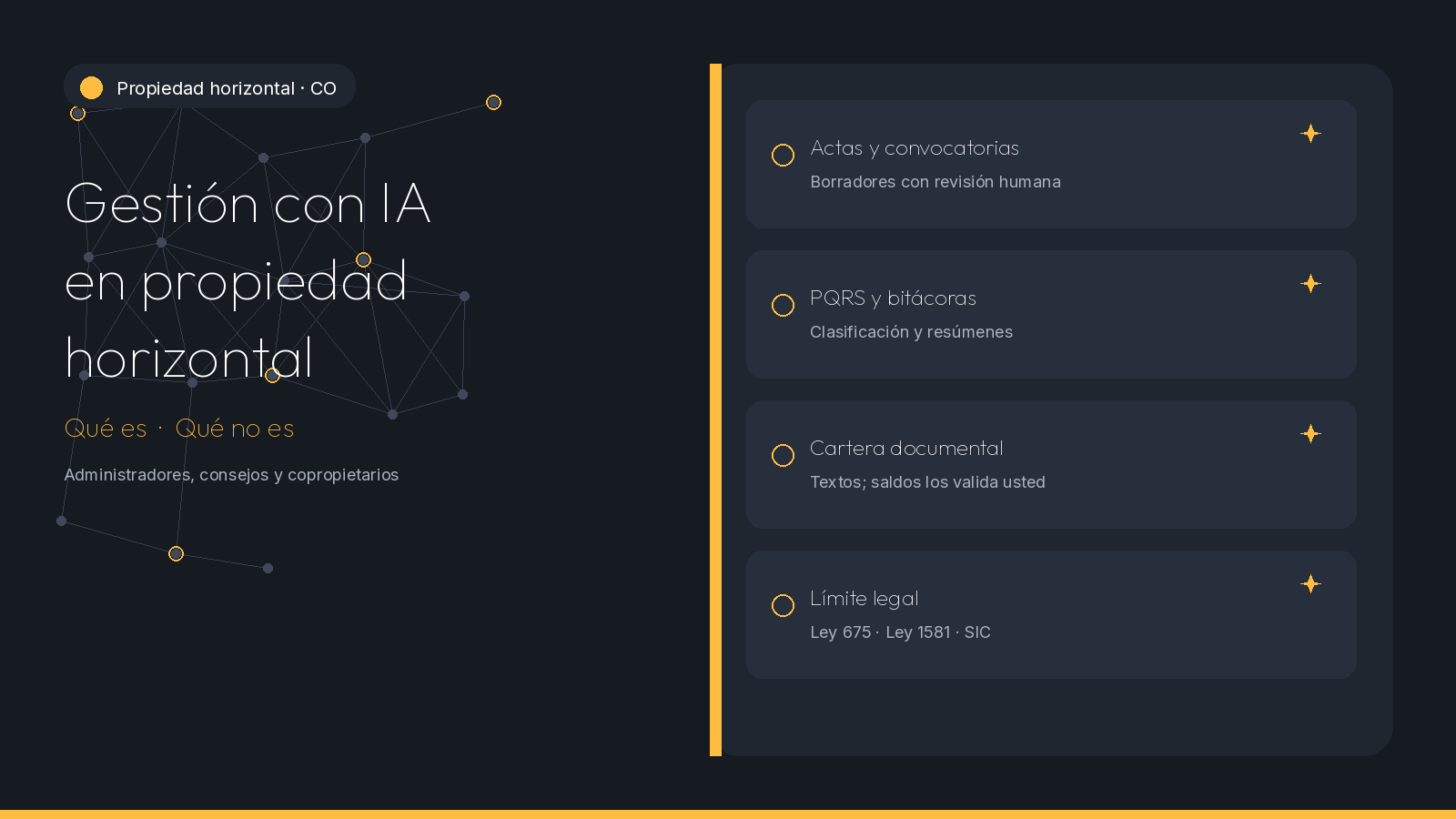Qué es la gestión con IA en propiedad horizontal (y qué no es) — Parte 1