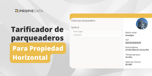 Tarificador de parqueaderos para Propiedad Horizontal