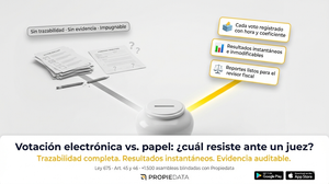 Votación electrónica vs. papel: ¿Cuál es más seguro legalmente?