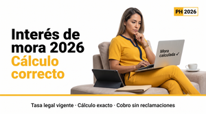 Interés de mora en PH 2026: cómo calcularlo correctamente y evitar reclamaciones