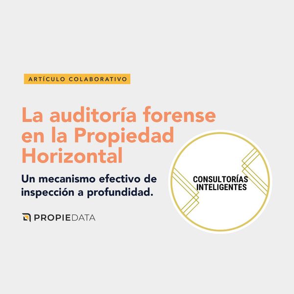 La auditoría forense en la Propiedad Horizontal, un mecanismo efectivo de inspección a profundidad.