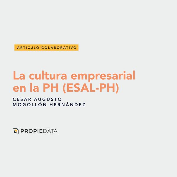 La cultura empresarial en la Propiedad Horizontal (ESAL-PH).