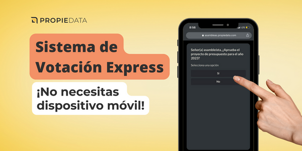 Sistema de votación electrónica para eventos y asambleas