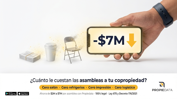 Comparativa de costos entre asamblea presencial y asamblea virtual en propiedad horizontal