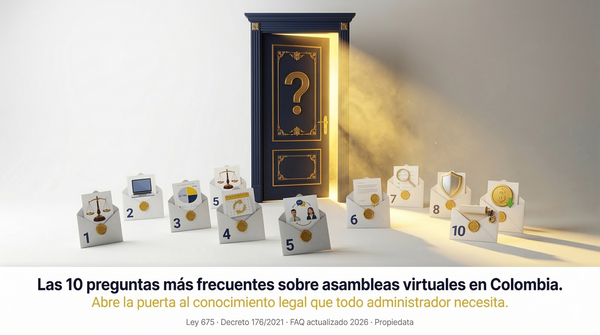 Las 10 preguntas más frecuentes sobre asambleas virtuales en Colombia